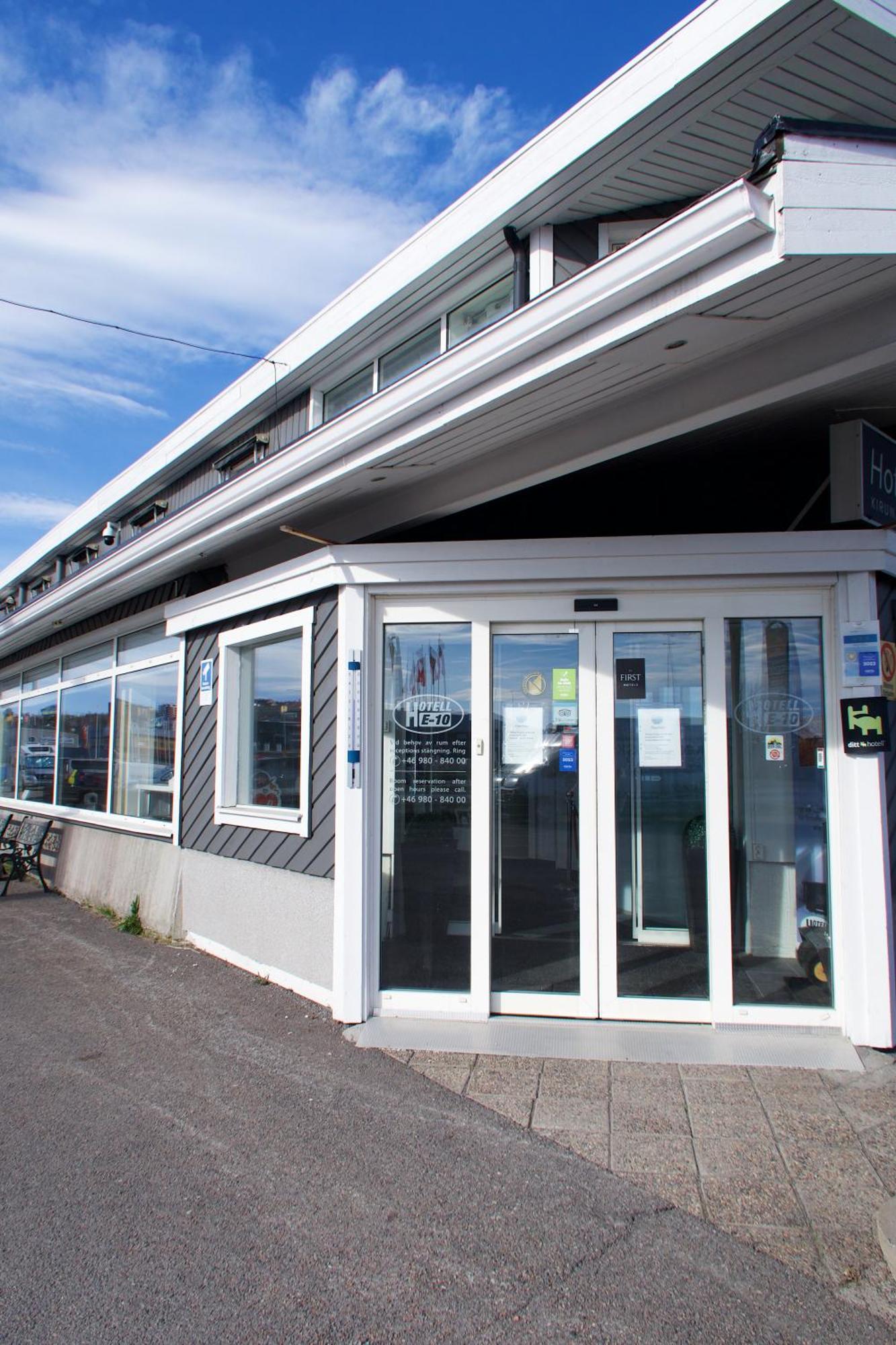 Hotel E-10 By First Kiruna Dış mekan fotoğraf
